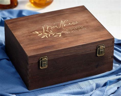 engraved wooden gift box